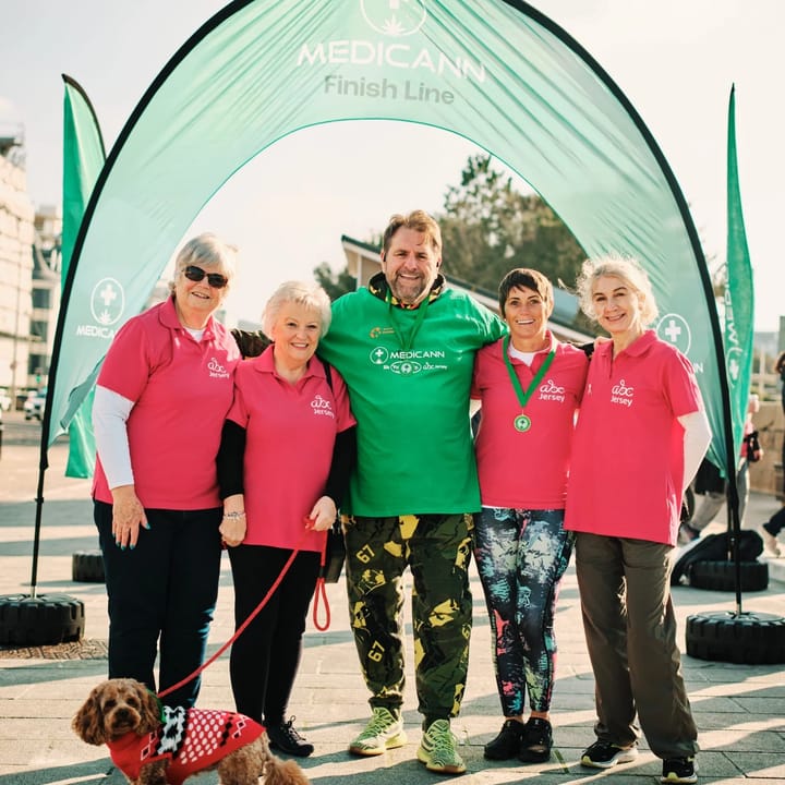 The ‘Medicann 5k Your Way’ raises £5000 for ABC Jersey as Islanders come together for World Cancer Day.