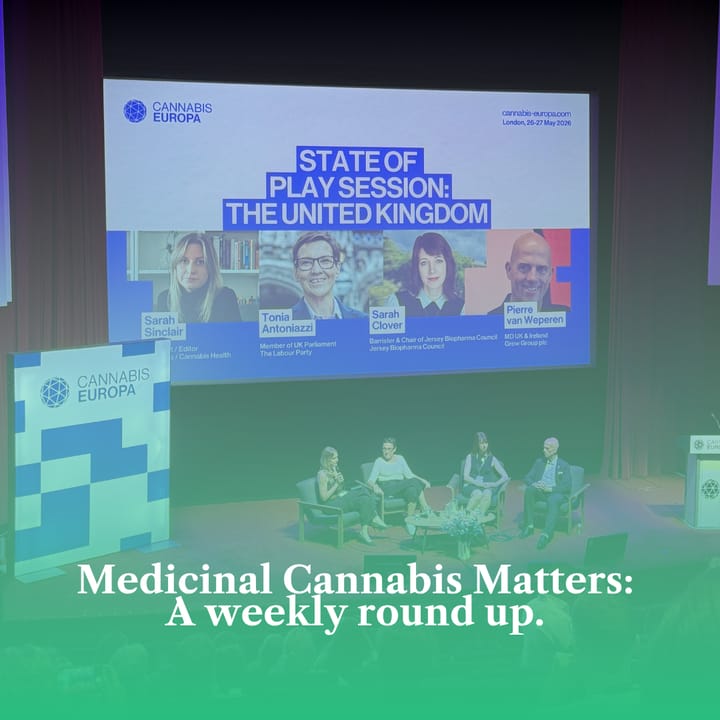 Medicinal Cannabis Matters: Friday Roundup - 29 May 2026