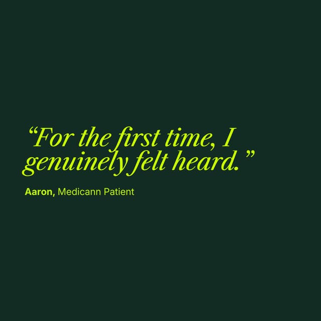 Medicann Patient Spotlight: Aaron Stephenson’s Journey with Medicinal Cannabis