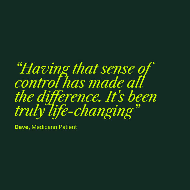 Medicann Patient Spotlight: Dave’s Journey with Medicinal Cannabis